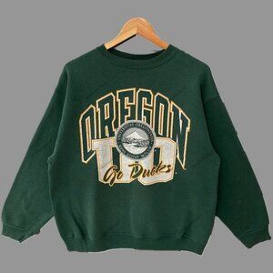 Vtg 90s Oregon Football Crewneck Sweatshirt Shirt, Shirt for Men and Women